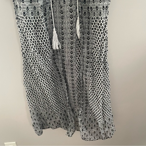 BEACH BY EXIST Cotton Boho Print Long Beach Kimono L/XL - Picture 5 of 8